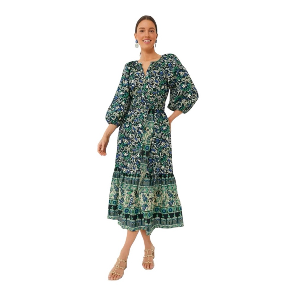 NWT Tuckernuck Batik Floral Lyles Dress XS